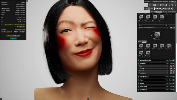 HAELE 3D - 肖像工作室 Pro - 繪畫參考 遊戲截圖 15
