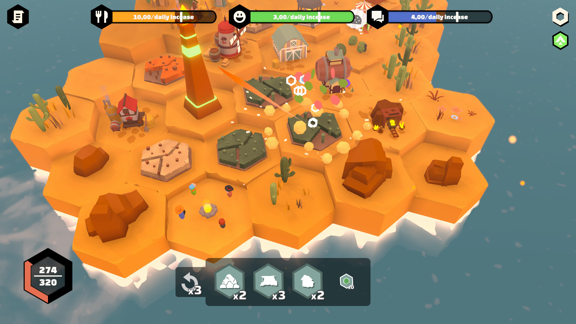 HEXAROMA: Village Builder screenshot #1