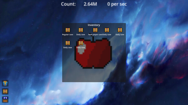 Screenshot z Apple Clicker