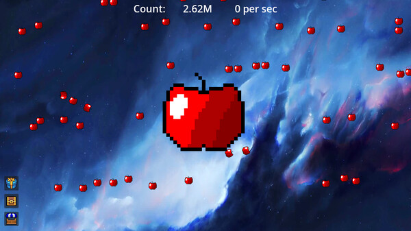 Screenshot z Apple Clicker