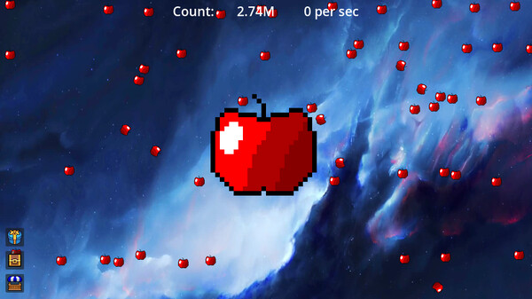 Screenshot z Apple Clicker