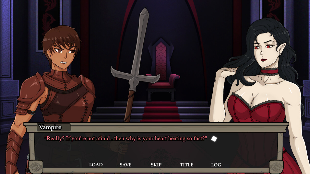 Carpe Noctem - Yuri Visual Novel screenshot 1