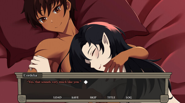 Screenshot 4 of Carpe Noctem - Yuri Visual Novel - final gameplay screenshot
