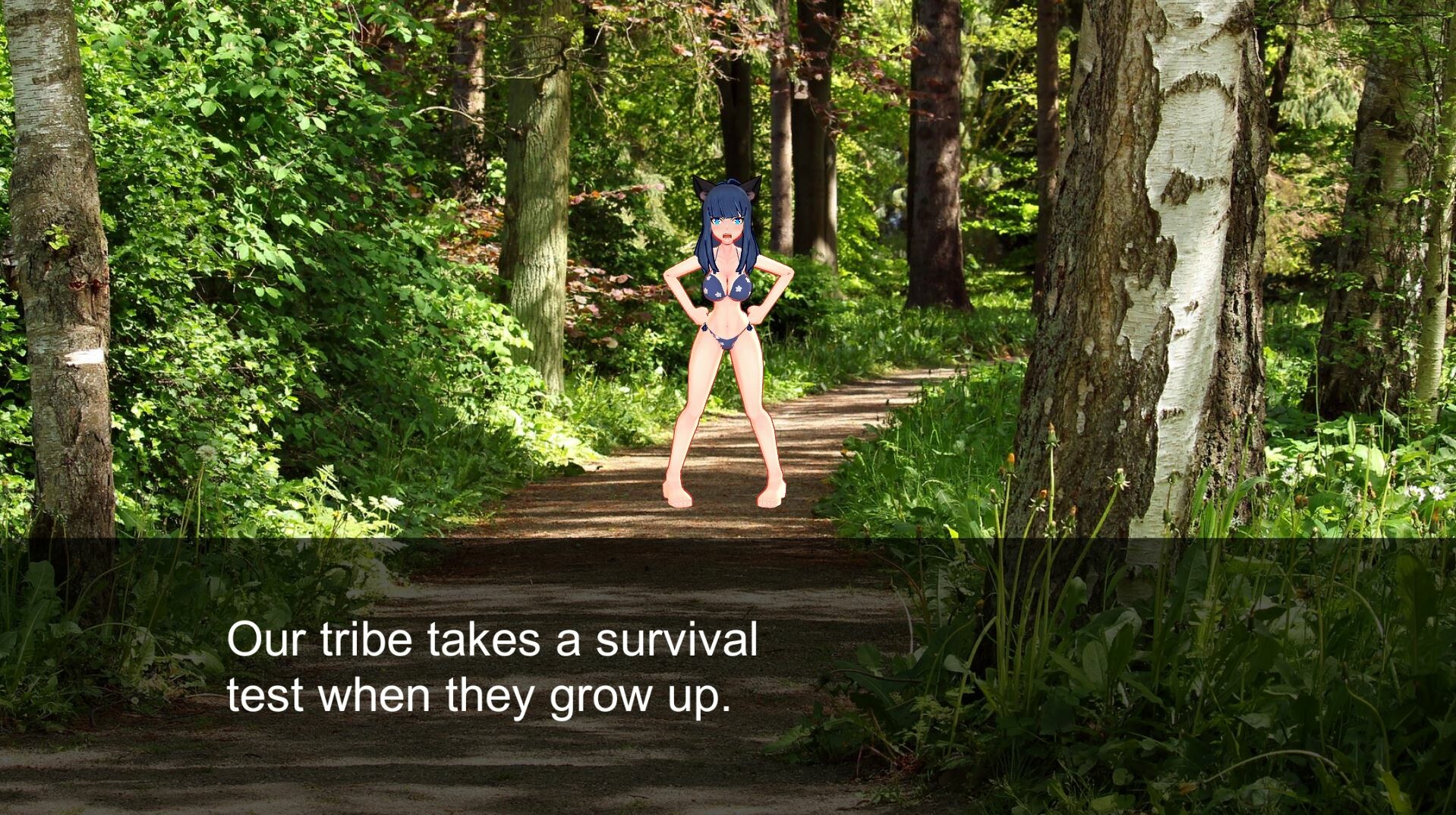 Ninja Forest Maze - bikini mode PC gameplay screenshot 1 of 12