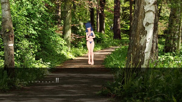 Screenshot z Ninja Forest Maze - bikini mode