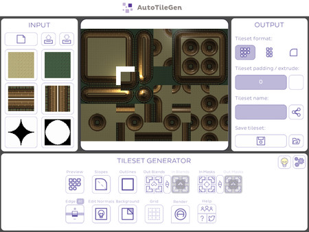 Screenshot z AutoTileGen