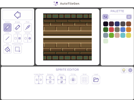 Screenshot z AutoTileGen