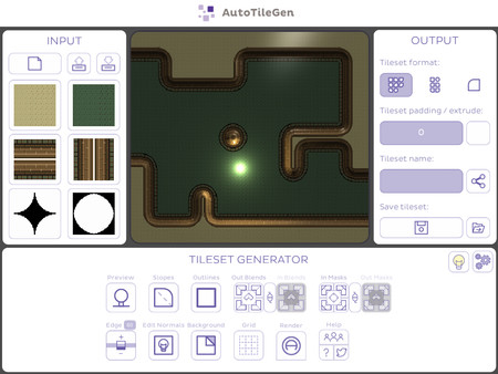 Screenshot z AutoTileGen