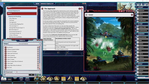 Fantasy Grounds - G.I. JOE Roleplaying Game The Emerald Oubliette Adventure