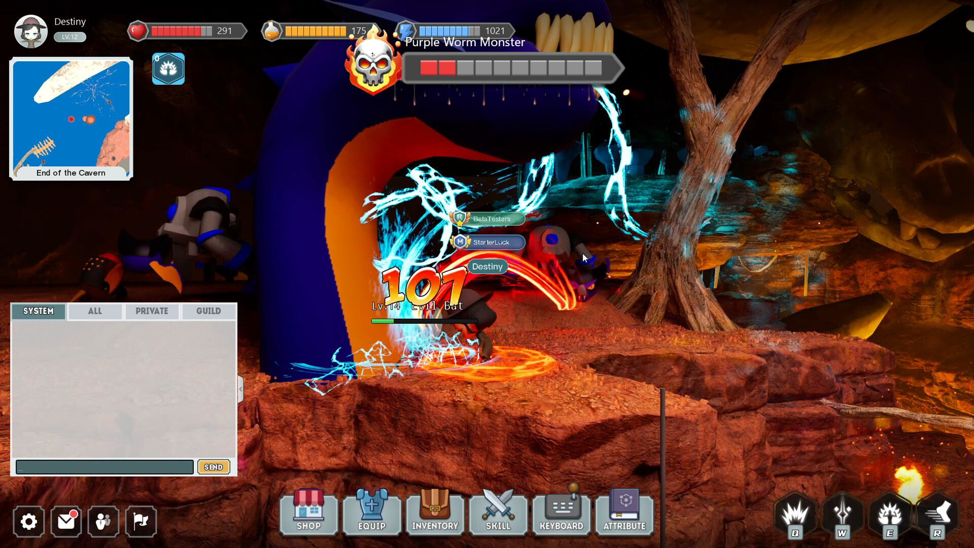 screenshot of Aetherian Chronicles 1