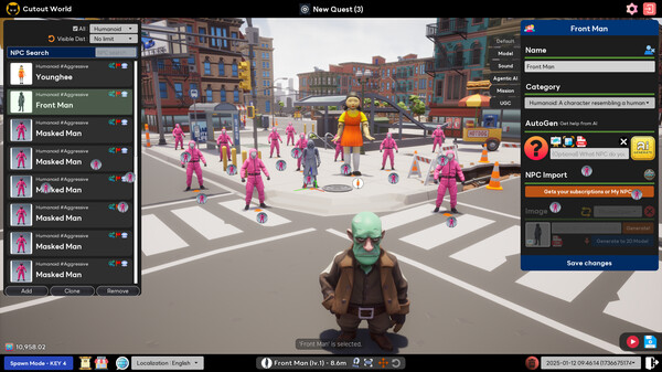 Screenshot z Cutout World