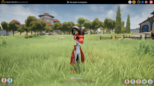 Screenshot z Cutout World