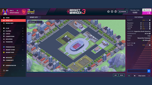 Screenshot z iBasket Manager 3 - Online Basketball Manager Screenshot z iBasket Manager 3 - Online Basketball Manager