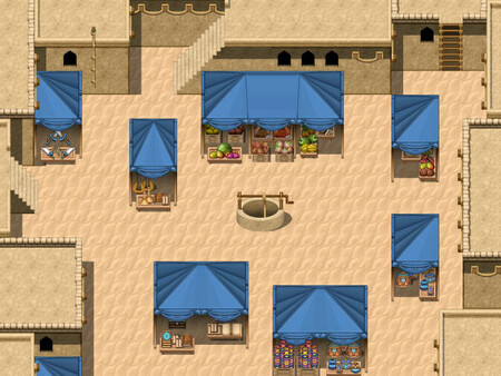 RPG Maker MZ - KR Desert Kingdom Tileset