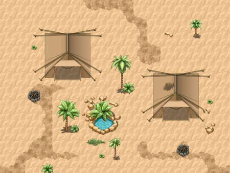 RPG Maker MZ - KR Desert Kingdom Tileset