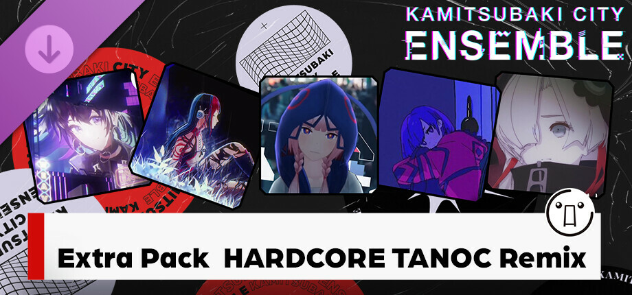 KAMITSUBAKI CITY ENSEMBLE - Extra Pack "HARDCORE TANO*C Remix" cover art