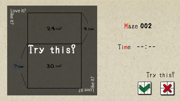 MENSEKI Area maze puzzles game for Linux 1
