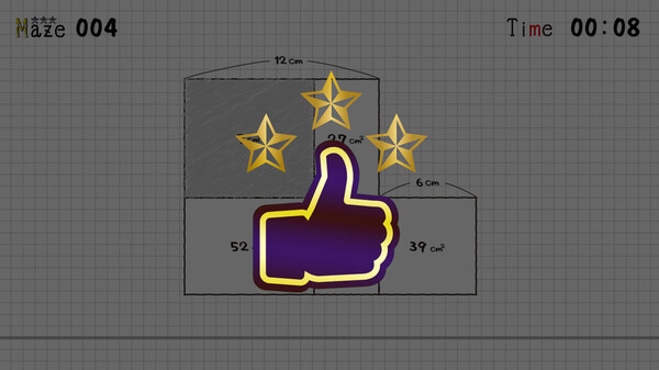 Screenshot z MENSEKI Genius!: Area maze puzzles