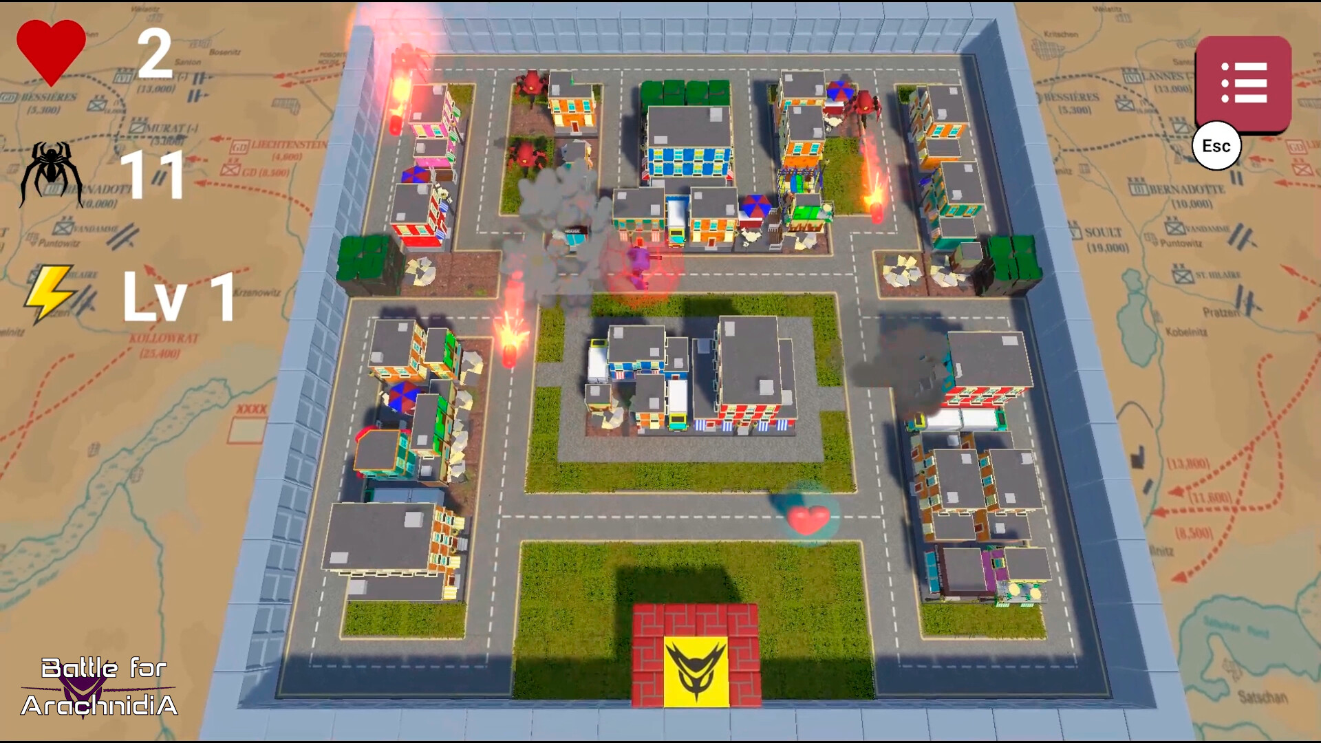 Battle of Arachnidia screenshot #4