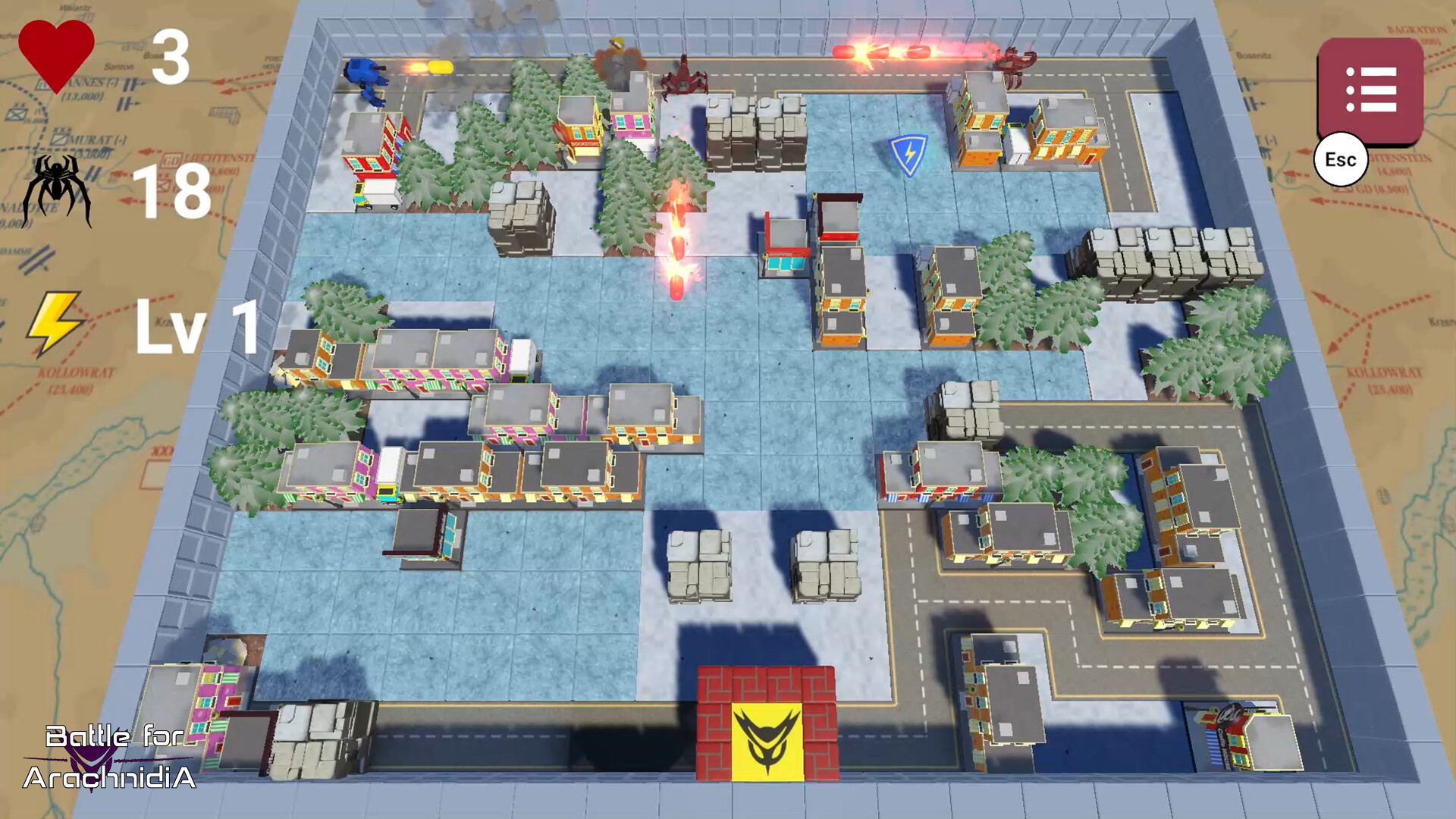 Battle of Arachnidia screenshot #2