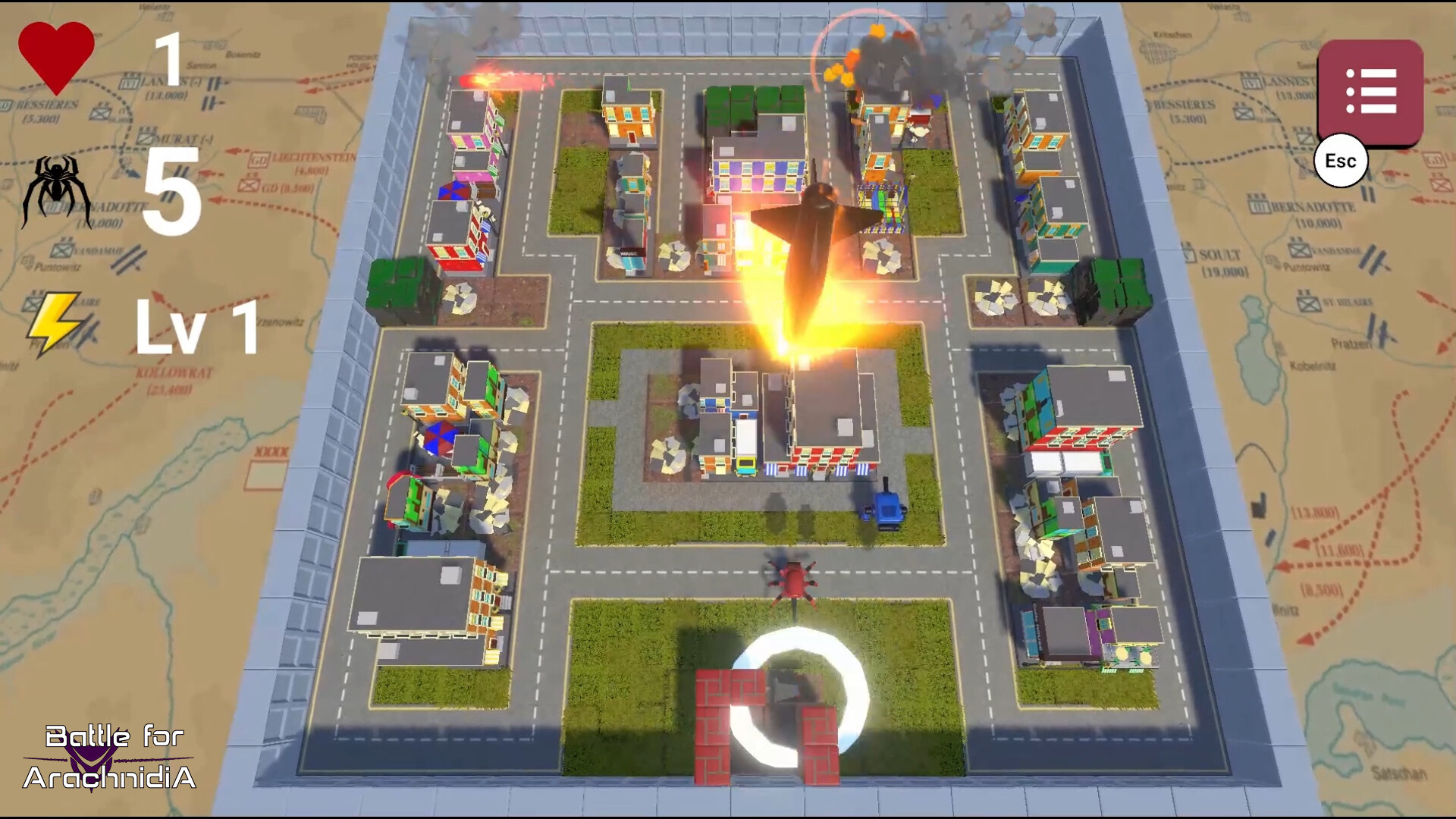 Battle of Arachnidia screenshot #1