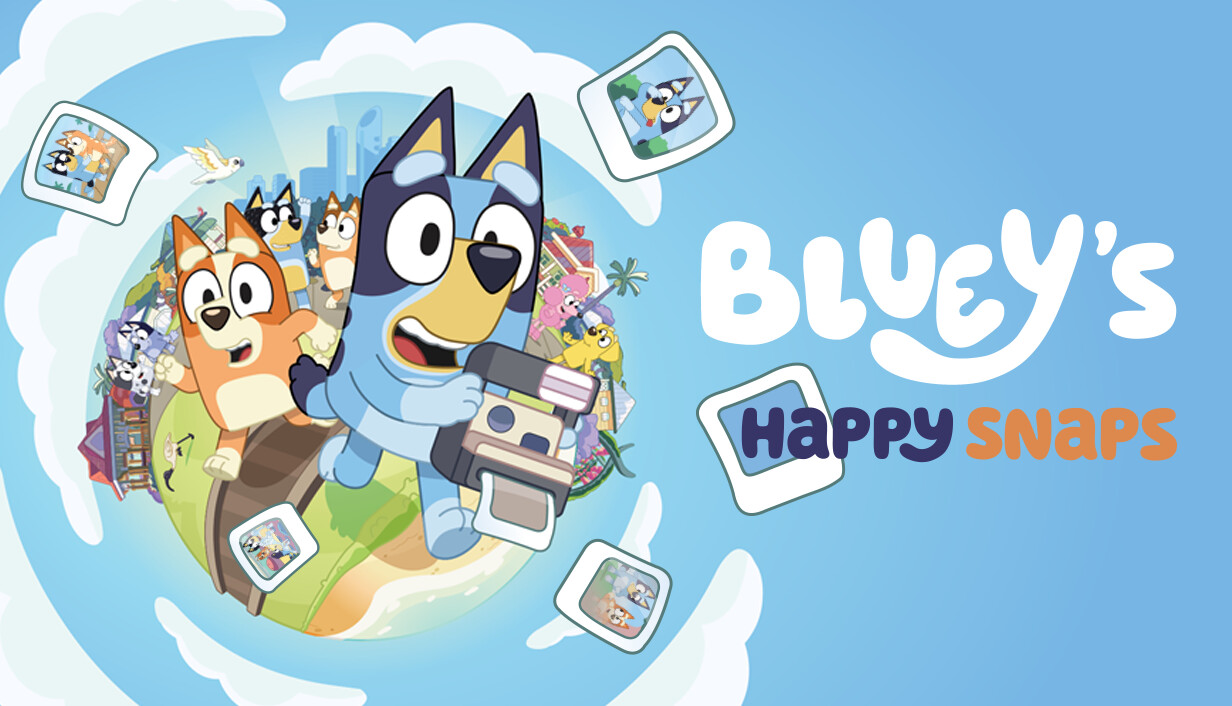 Bluey's Happy Snaps cover art