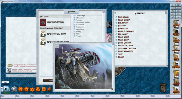 Fantasy Grounds - Savage Worlds: Hellfrost Bestiary