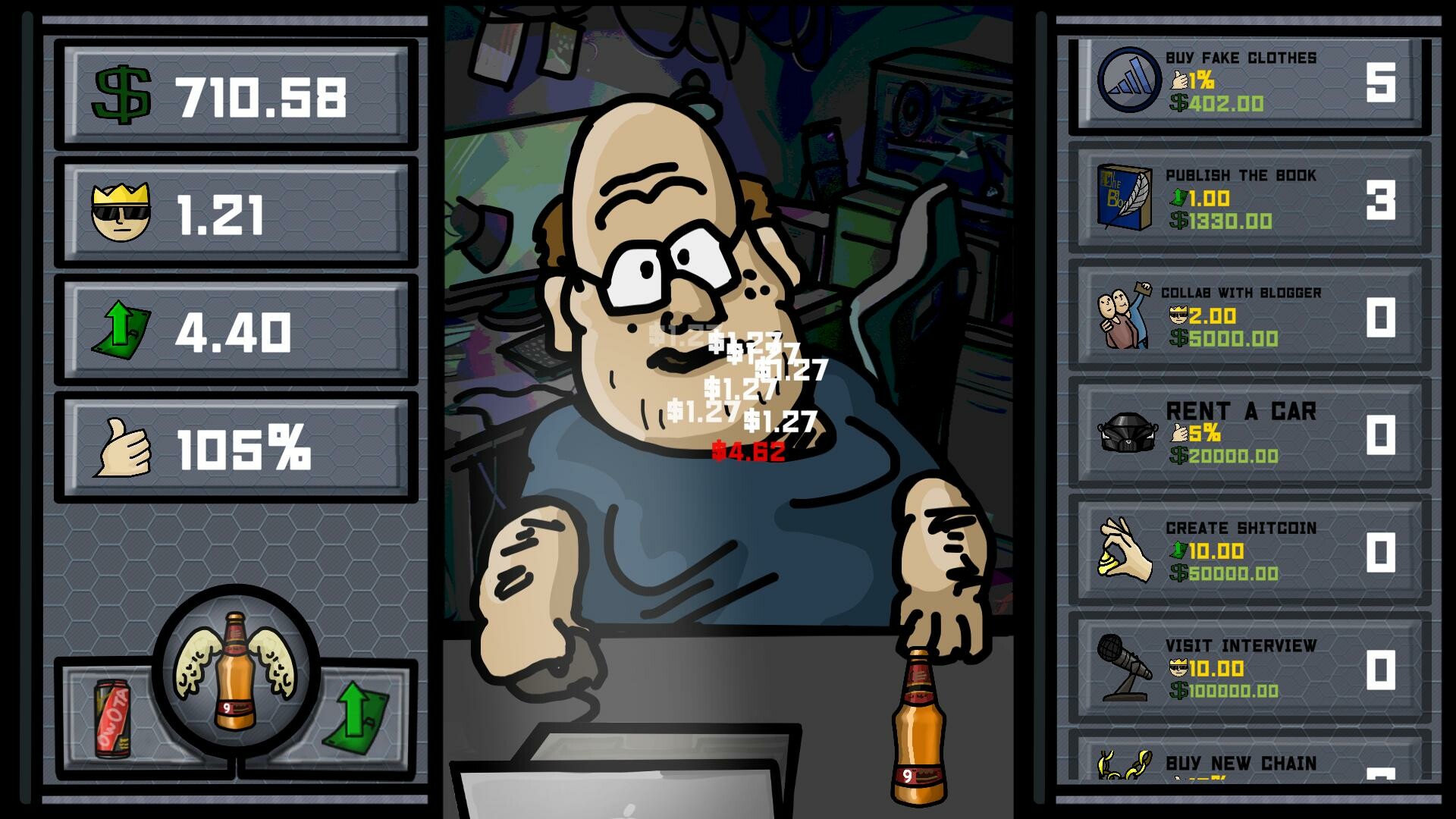 #3. Crypto Skoof Tycoon (Steam) 由: Cursed Creatives