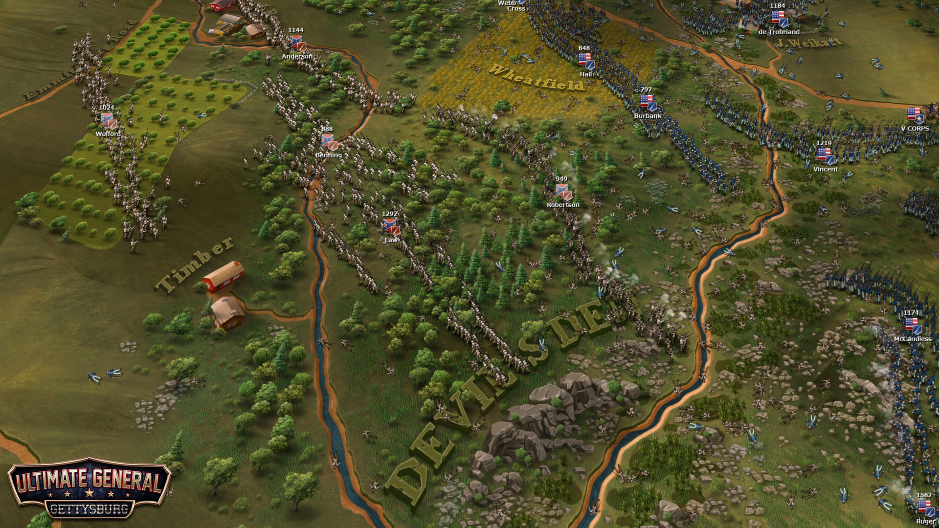 screenshot of Ultimate General: Gettysburg 13