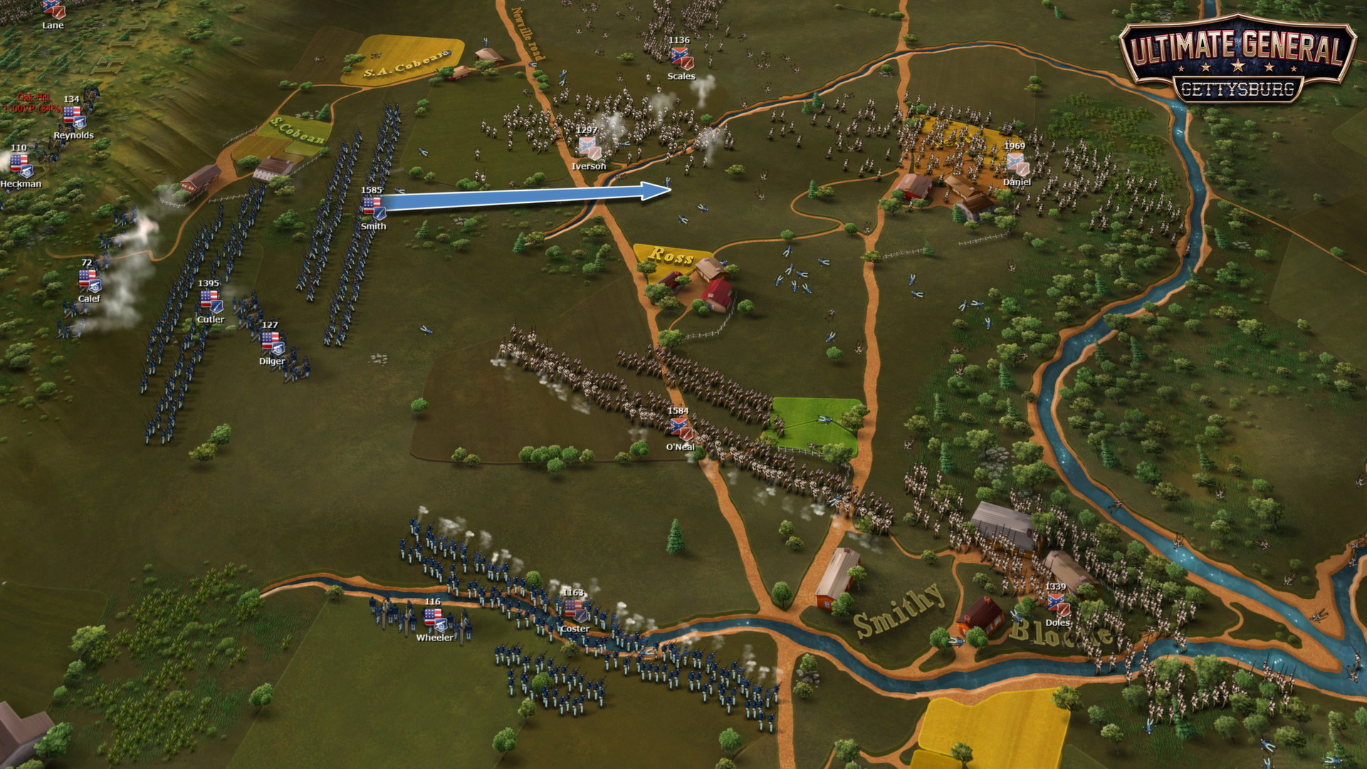 screenshot of Ultimate General: Gettysburg 17