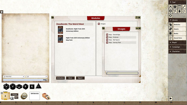 Fantasy Grounds - Deadlands Night Train 25th Anniversary