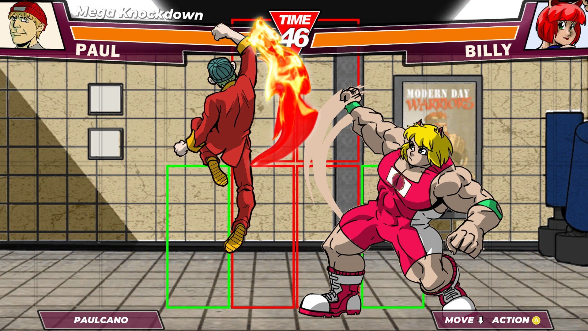 Mega Knockdown - Supporter Colors