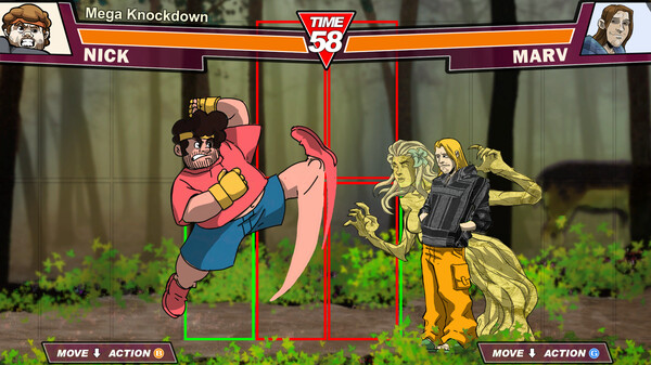 Screenshot z Mega Knockdown - Supporter Colors