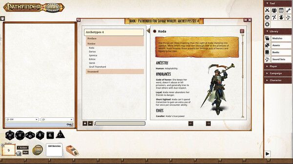 Fantasy Grounds - Pathfinder(R) for Savage Worlds: Archetype Set 4