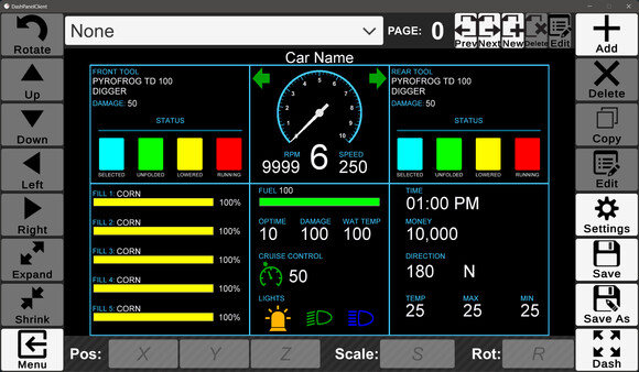DashPanel - Farming Simulator Full Data