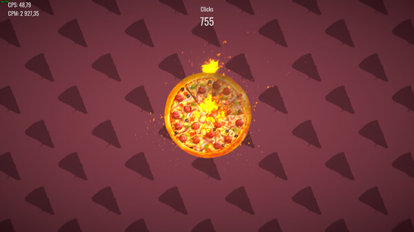 Screenshot z Pizza Clicker