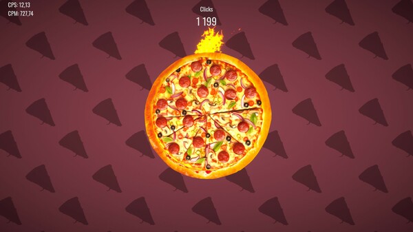 Screenshot z Pizza Clicker
