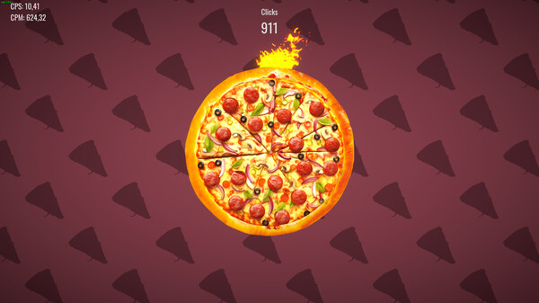 Screenshot z Pizza Clicker