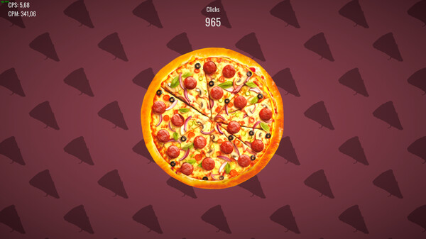 Screenshot z Pizza Clicker