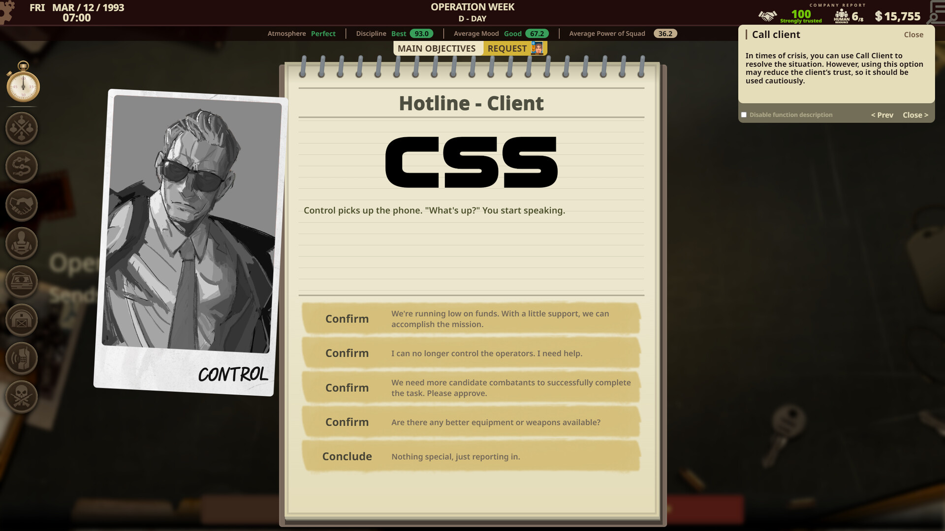 Private Military Manager: Prologue screenshot 16
