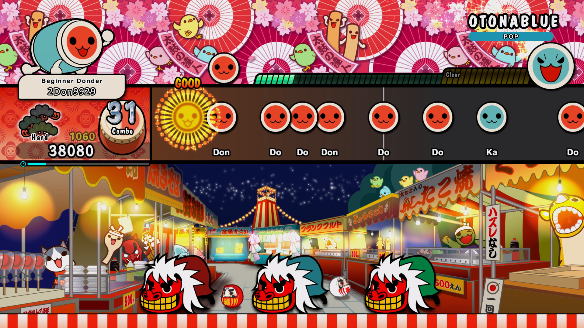 Taiko no Tatsujin: Rhythm Festival - Pops Collection Featured Screenshot #1