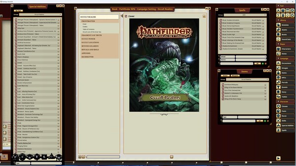 Fantasy Grounds - Pathfinder RPG - Campaign Setting: Occult Realms