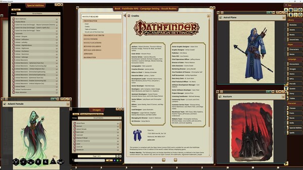 Fantasy Grounds - Pathfinder RPG - Campaign Setting: Occult Realms