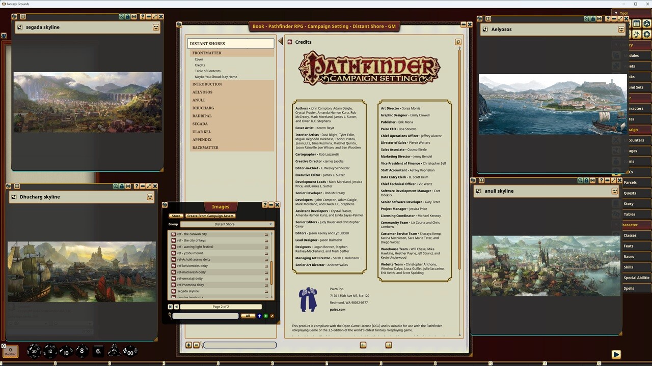 Fantasy Grounds - Pathfinder RPG - Campaign Setting: Distant Shoresのスクリーンショット 1