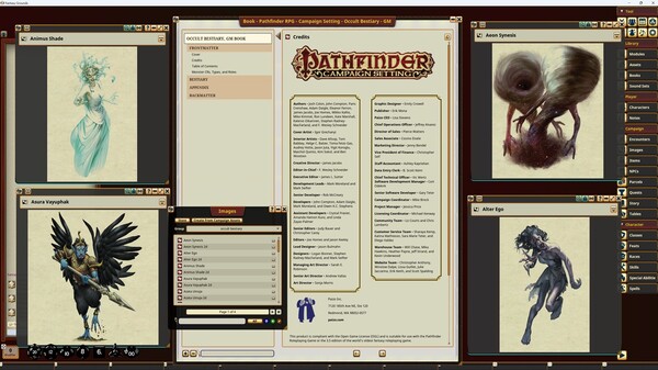 Fantasy Grounds - Pathfinder RPG - Campaign Setting: Occult Bestiary