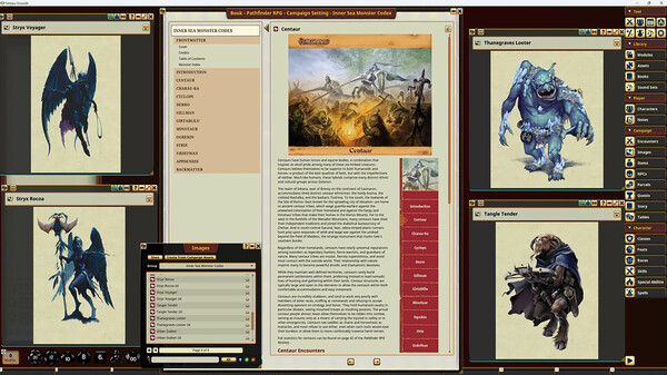 Fantasy Grounds - Pathfinder RPG - Campaign Setting: Inner Sea Monster Codex