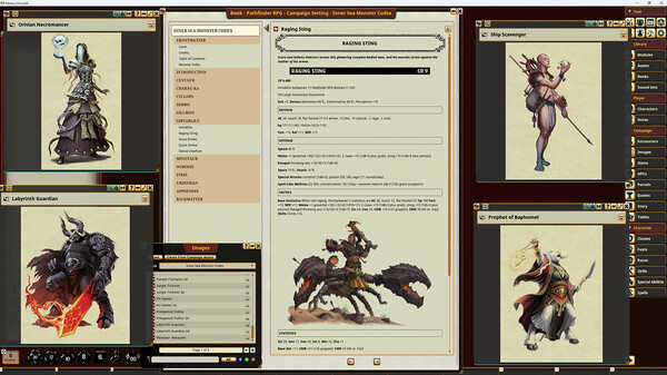 Fantasy Grounds - Pathfinder RPG - Campaign Setting: Inner Sea Monster Codex