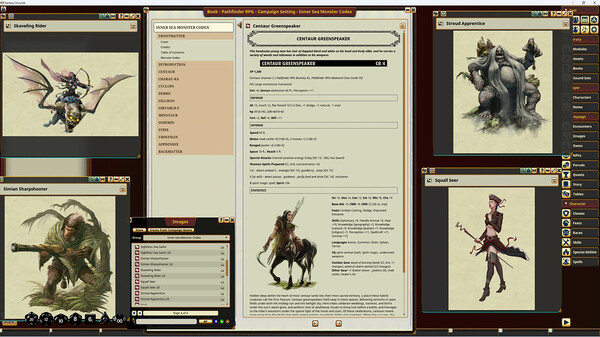 Fantasy Grounds - Pathfinder RPG - Campaign Setting: Inner Sea Monster Codex
