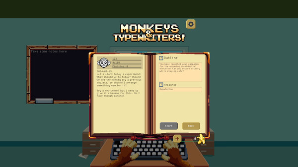 Monkeys & Typewriters! screenshot 1