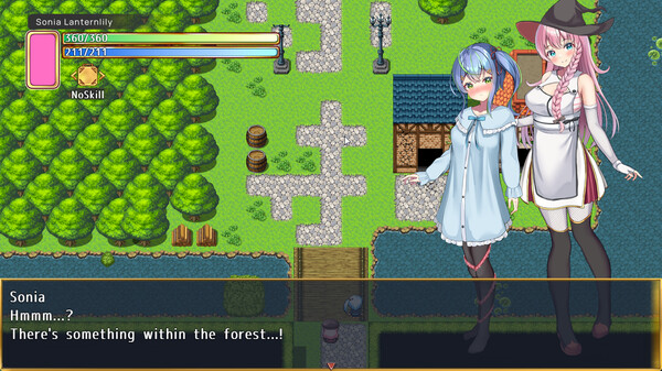 Screenshot z Senpai and the Mysterious Island